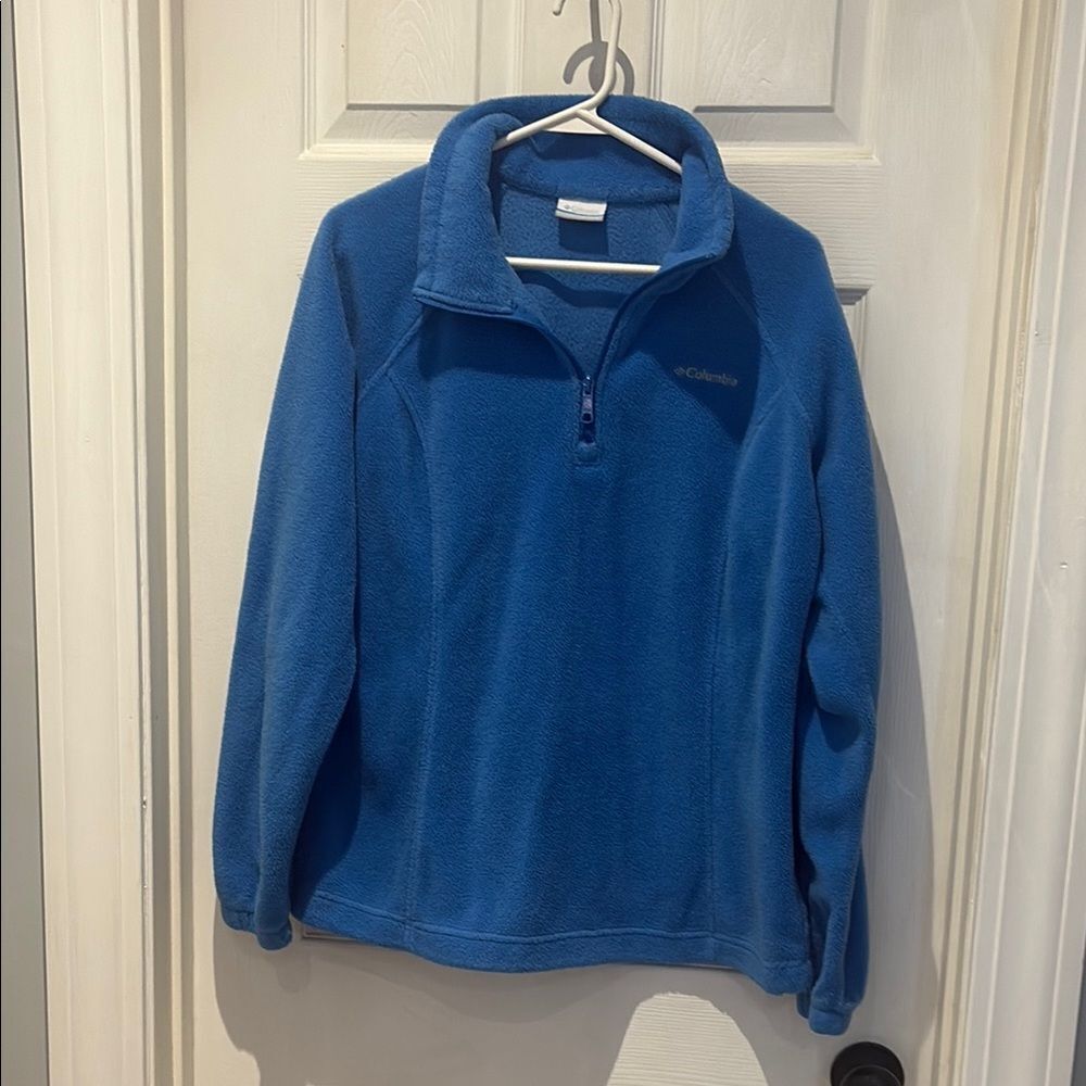 Columbia 1/4 zip fleece pullover SZ Large